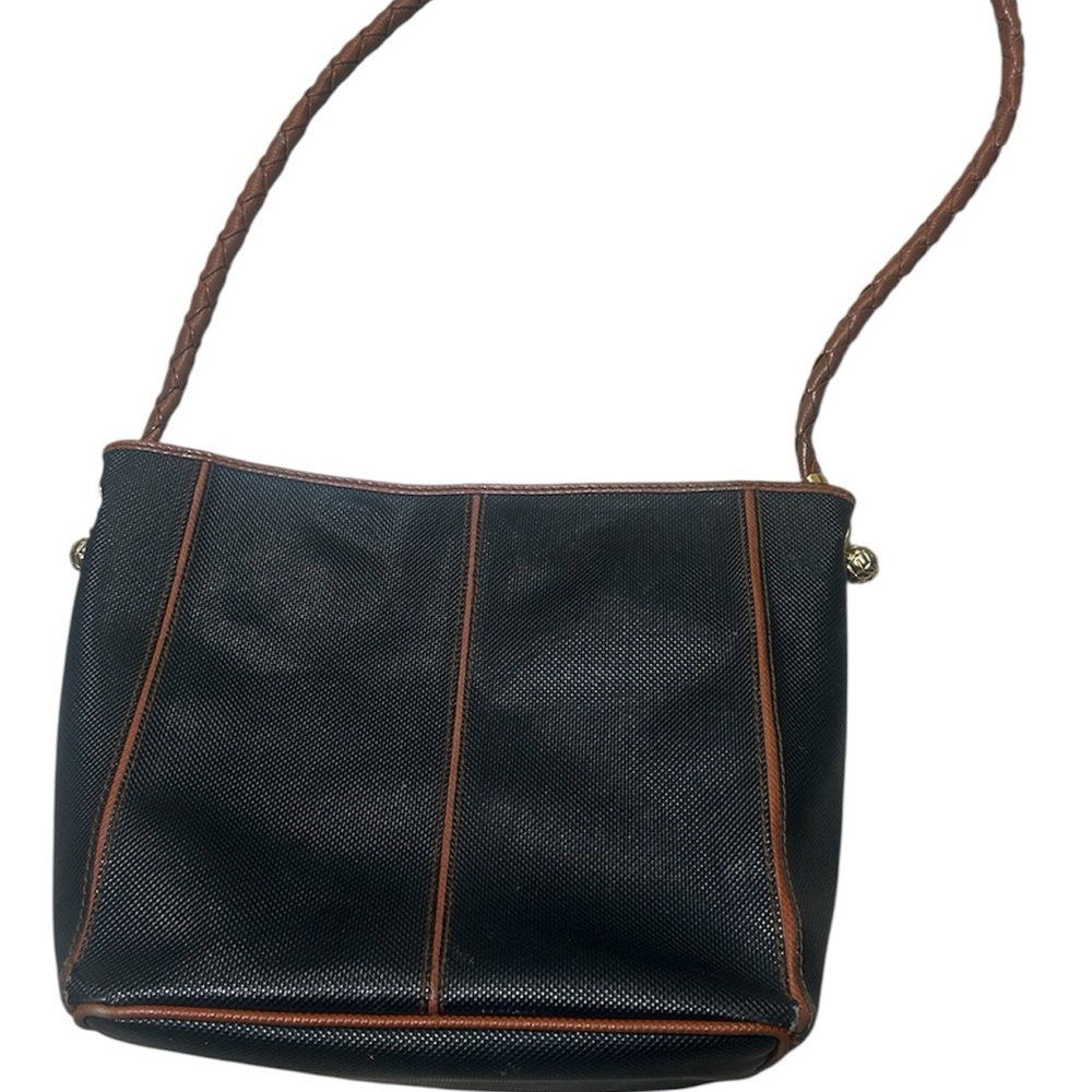 Bottega Veneta Nordini Leather Coated Crossbody Bag Purse Made In Italy Tote
